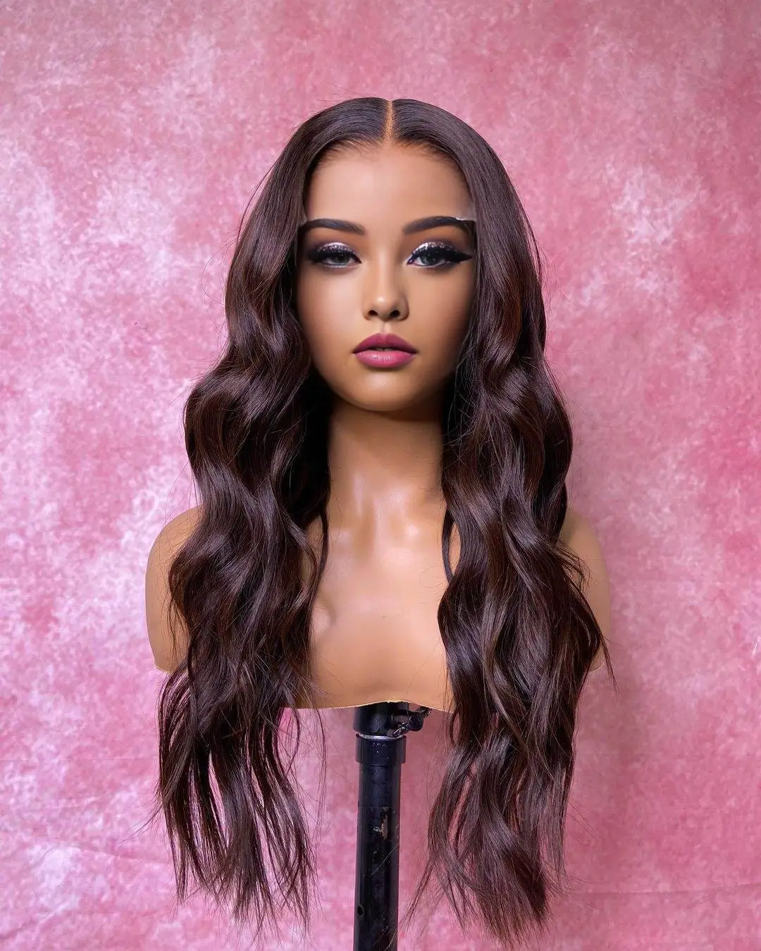 Dark Brown Lace Front Wigs