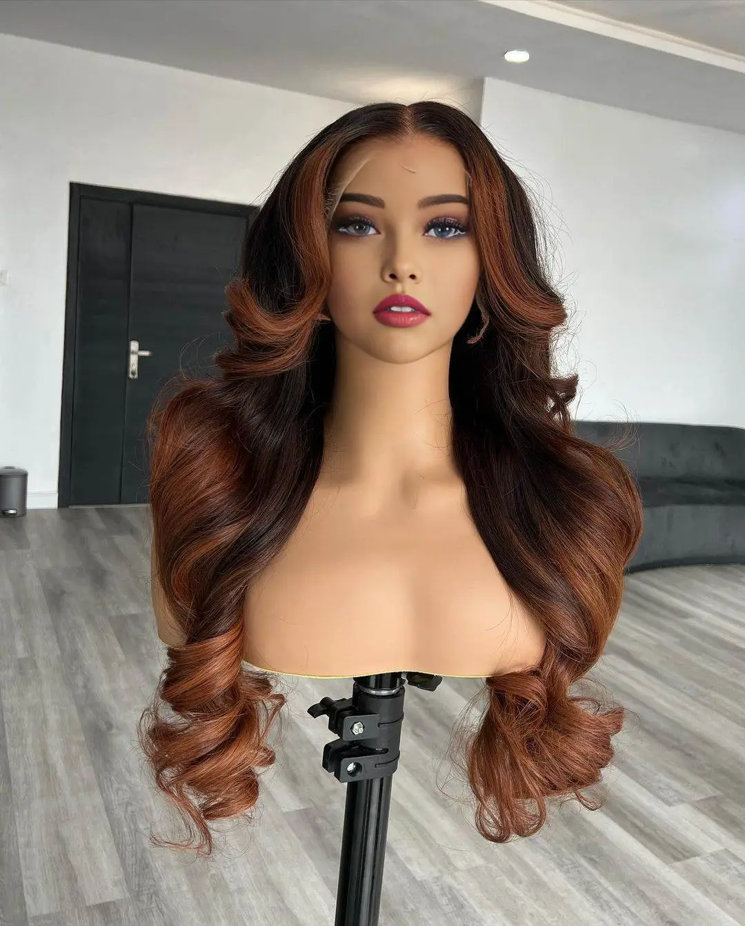 Highlight Brown Lace Front Wigs