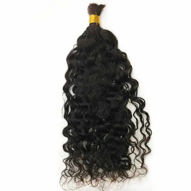 Curly Bulk Human Hair For Braiding