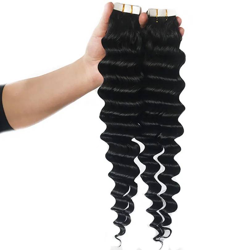 Tape in Hair Extensions Skin Weft