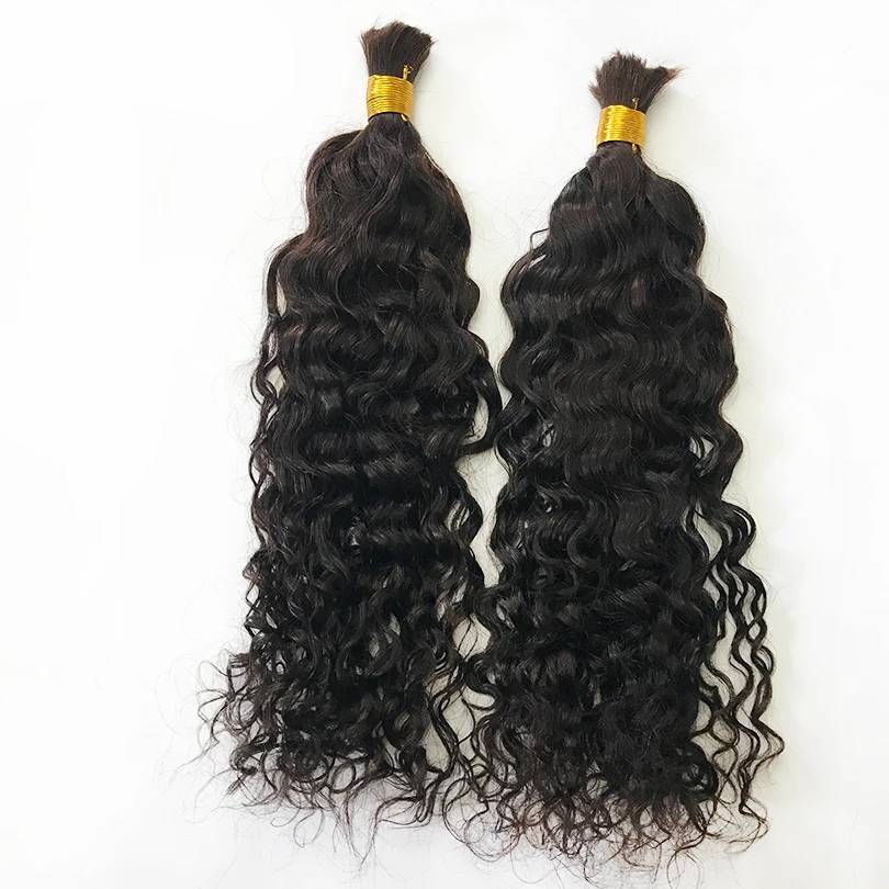 Human Braiding Hair Bulk Curly Hair Bulk No weft Hair