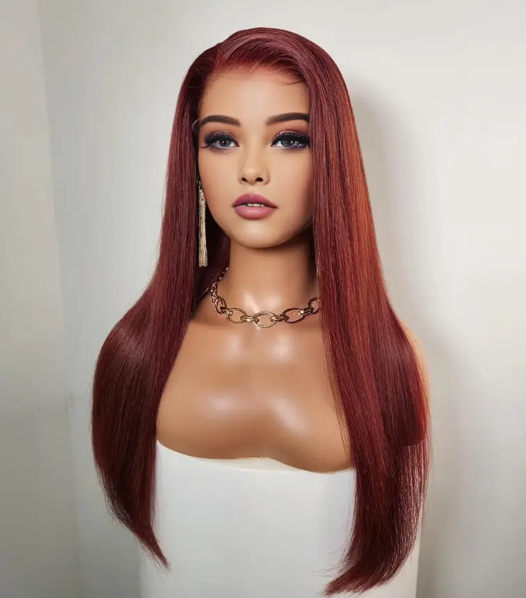 99 J Lace Front Human Hair Wig Straight