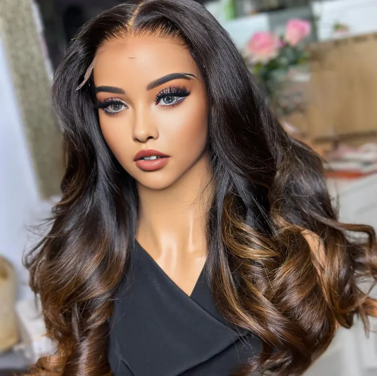 Body Wave Ombre Lace Frontal Wigs