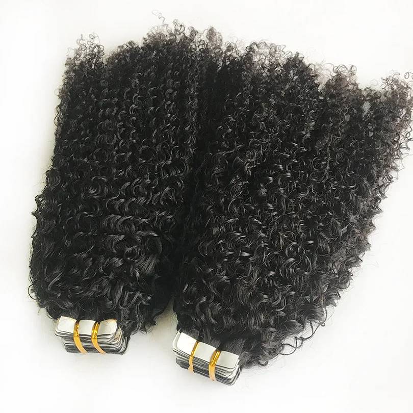 Tape in Hair Extensions Skin Weft Natural Color