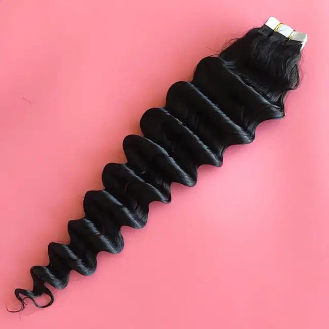 Tape in Human Hair Extensions Skin Weft