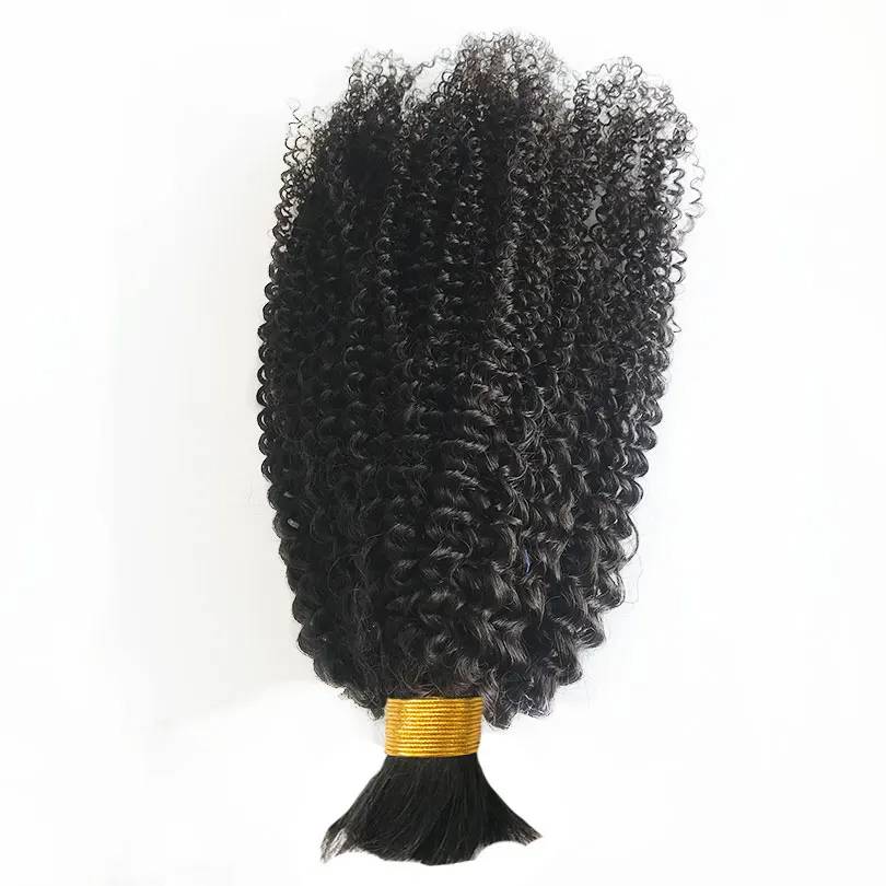 Human Hair Bulk For Braiding No Weft Remy