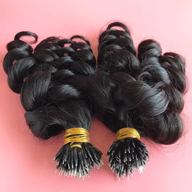 Nano Ring Human Hair Extensions